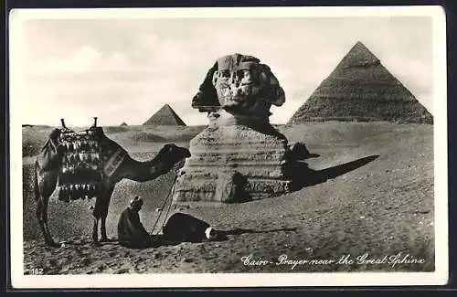 AK Cairo, Prayer near teh Great Sphinx