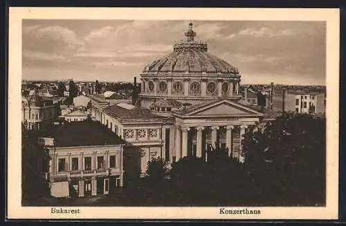 AK Bukarest / Bucuresti, Konzerthaus / Atheneul Roman