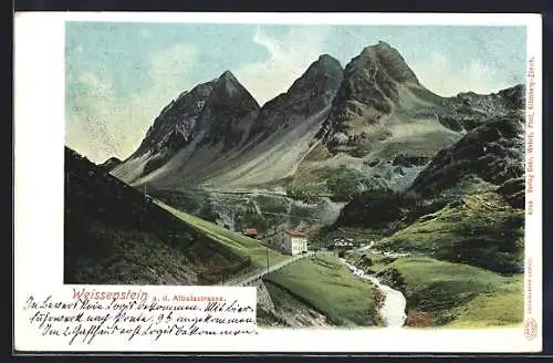 AK Weissenstein a. d. Albulastrasse, Panorama