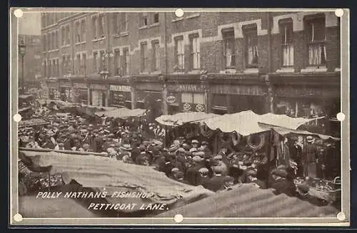 AK London, Polly Nathan`s Fishshop, Petticoat Lane
