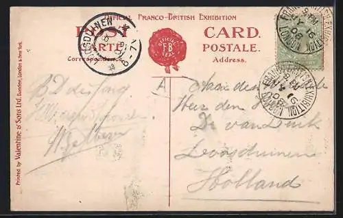 AK London, Franco-British Exhibition 1908, Louis XV. Pavilion, Ausstellung