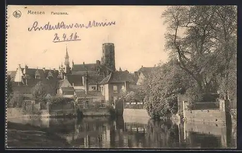 AK Meenen, Panorama vom Wasser aus