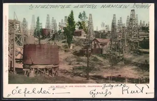 AK Los Angeles, CA, Oil Wells, Erdöl