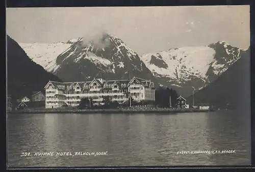 AK Balholm /Sogn., Kvikne Hotel
