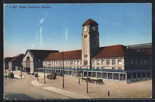 AK Basel, Badischer Bahnhof