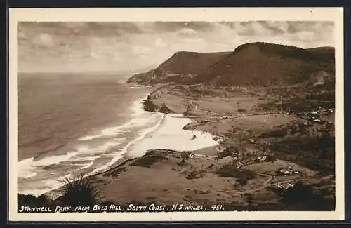 AK N. S. Wales, Stanwell Park from Bald Hill South Coast