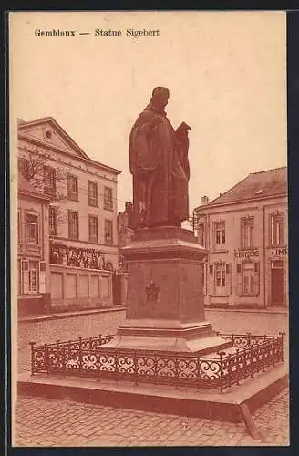 AK Gembloux, Statue Sigebert