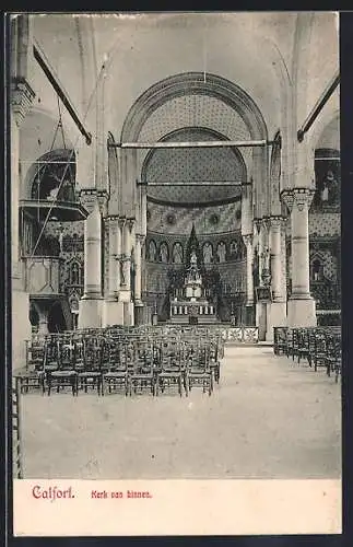AK Calfort, Kerk van binnen