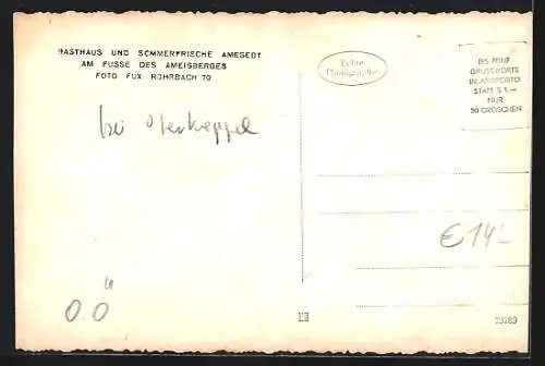 AK Amesedt, Gasthaus am Fuss des Ameisenberg