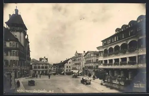 AK Kufstein, Partie am Oberen Stadtplatz