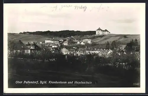 AK Ober-Pullendorf i. Burgenland, Krankenhaus und Haydnschule