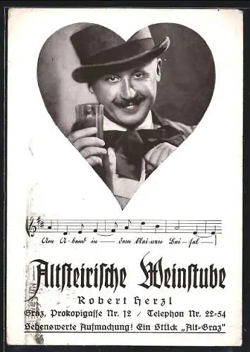 AK Graz, Altsteirische Weinstube, Lied
