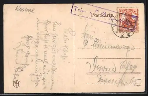 AK Trier, Gesamtansicht der Hornkaserne, 29. Inf. Regt.