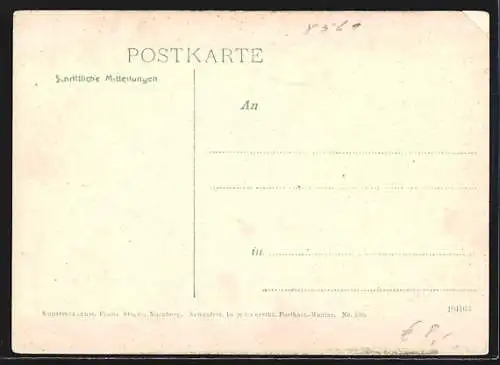 AK Eschenbach b. Hohenstadt, Ortsansicht mit Berglandschaft