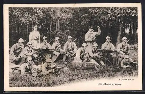 AK Mitrailleuses en action