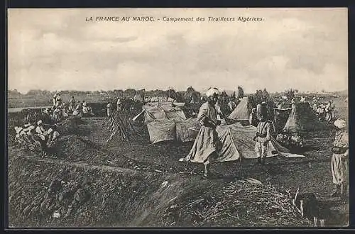 AK La France au Maroc, Campement des Tirailleurs Algériens