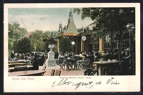 AK Wien XII, Wallner`s Meierei Trivoli