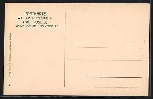 AK Salzburg, Gasthaus Stiftskeller St. Peter, Innenansicht