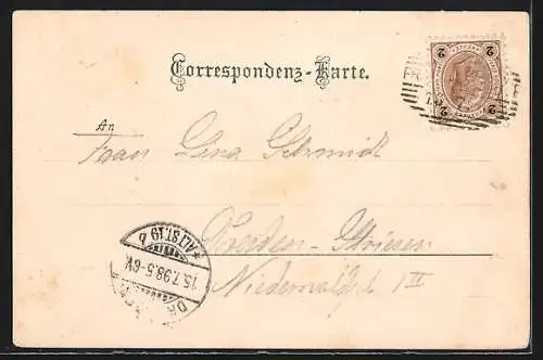 AK Franzensfeste, Dampflok auf dem Viadukt