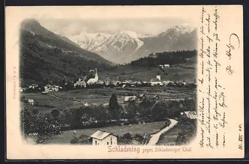 AK Schladming, Gesamtansicht gegen das Schladminger Thal
