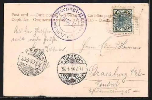 AK Vernagthütte, Berghütte der Section Würzburg des D. u. Oe. A. V. im Oetztal