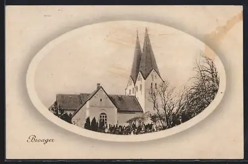 AK Broager, Blick auf die Kirche
