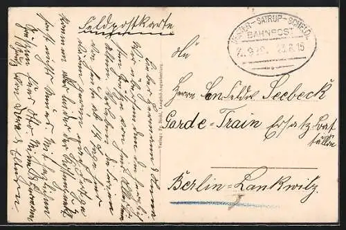 AK Broager, Blick auf die Kirche