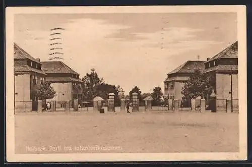 AK Holboek, Parti fra Infanterikasernen