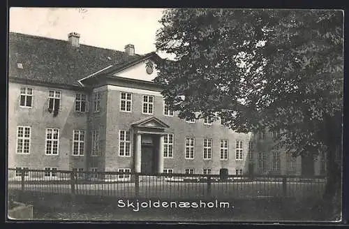 AK Skjoldenaesholm, Blick auf das Schloss