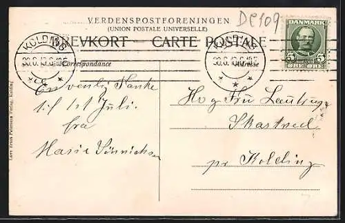 AK Krybely Kro, Ortspartie mit Anwohnern