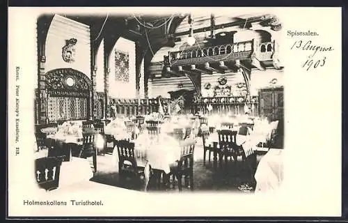 AK Holmenkollen, Turisthotel, Spisesalen
