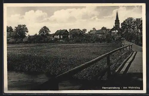 AK Hermannsburg, Partie am Wehrsteg