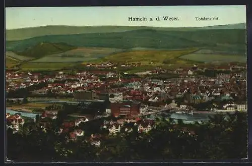 AK Hameln a. d. Weser, Totalansicht