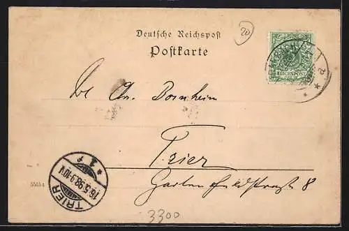 AK Braunschweig, Blick auf das Gewandhaus