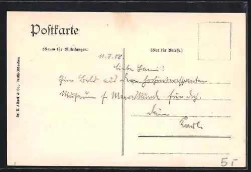 AK Berlin, Schiffbau-Abteilung des Museums für Meereskunde, Georgenstrasse 34–36