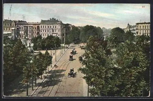 AK Berlin-Tiergarten, Partie am Lützowplatz