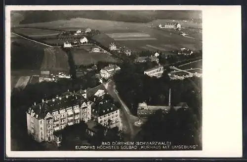 AK Bad Dürrheim / Schwarzwald, Kurhotel mit Umgebung