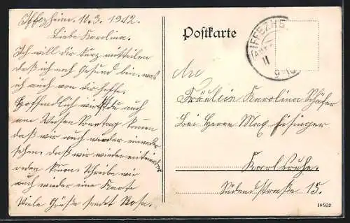 AK Rastatt, Einsiedlerkapelle und Wasserturm