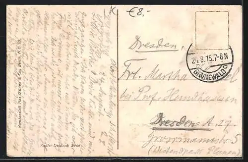 AK Grunewald, Restaurant Hundekehle, Bes. Hermann Otto