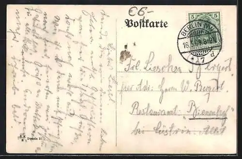 AK Berlin-Halensee, Luna-Platz aus der Vogelschau, Kurfürstendamm 124a