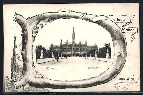 AK Wien, Blick auf das Rathaus