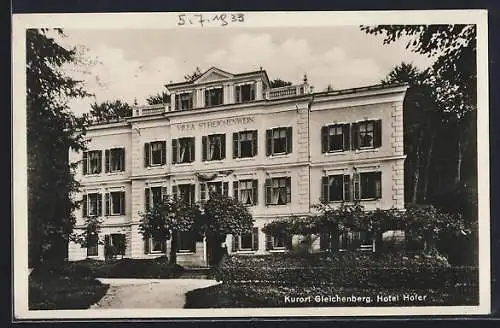 AK Gleichenberg, Hotel Hofer in der Villa Streichenwein