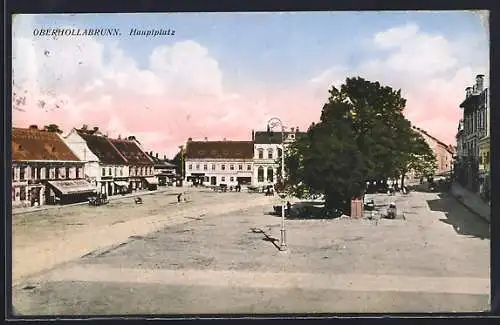AK Oberhollabrunn, Blick auf den Hauptplatz