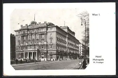 AK Wien, Motiv vom Hotel Metropole