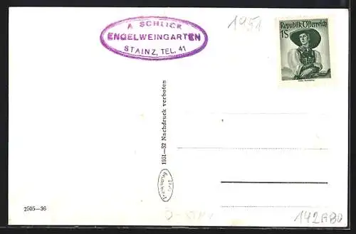AK Stainz, Gastwirtschaft Engelweingarten, Veranda