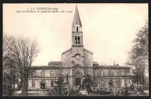 AK La Tresne, Asile de Vieillards St-Joseph-du-Rocher