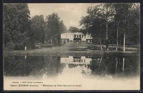 AK Léognan, Château Le Thil (Un coin du parc)
