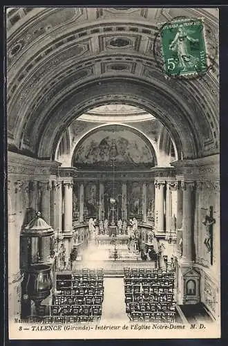 AK Talence, Intérieur de l`Église Notre-Dame