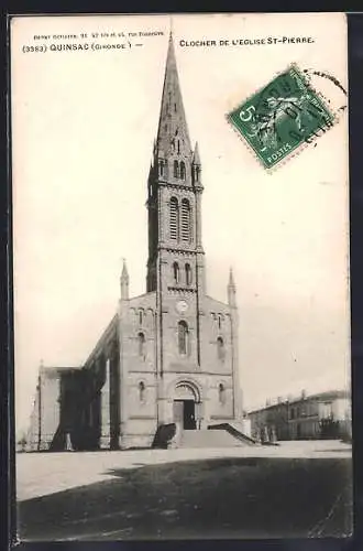 AK Quinsac, Clocher de l`église St-Pierre
