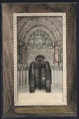AK Bordeaux, Église Saint-Seurin, le portail